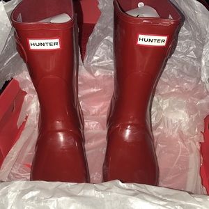 Hunter short rain boots brand new